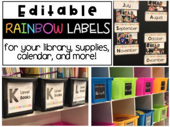 Target Labels Calendar and More by First Grade Fanaticc TpT
