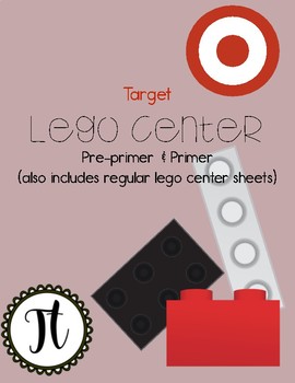 Preview of Target Lego Sight Word Center