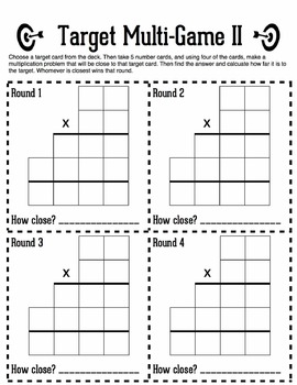 multi digit multiplication estimation practice game by