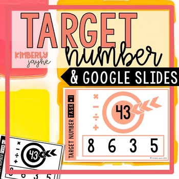 Preview of Target Number Math Tasks | Extension Gifted & Talented Students Vol 1