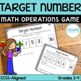 Target Number Multiple Operations Math Game