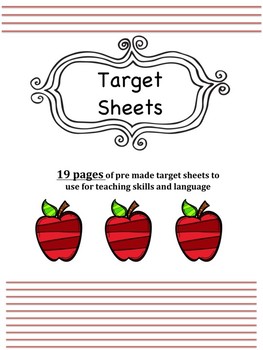 Preview of Target Sheets
