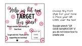 Target Wish List | Teacher Wish List | QR Code | Back to School