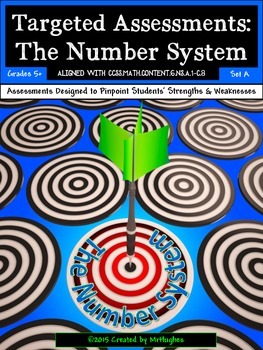 Preview of The Number System - Common Core Math Targeted Assessments