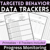 Targeted Behavior Data Trackers EDITABLE