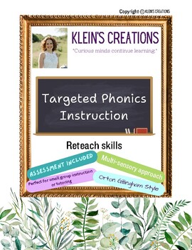 Preview of Targeted Phonics Instruction: Reteach First Grade Phonics Skills