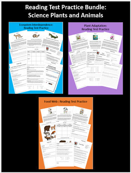 Preview of Targeted 5th Grade Reading Practice for State Testing- Life Science