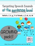 Targeting Speech Sounds at the Sentence Level
