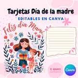 Tarjeta Día de la Madre Plantilla editable en Canva PDF Im