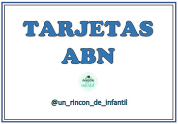 Preview of Tarjetas ABN Infantil