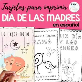 Preview of Tarjetas - Día de las Madres | Mother's Day Cards Activity SPANISH