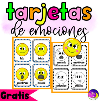 Emociones | Spanish Emotions Flashcards by Magical Speechy | TpT