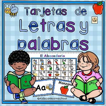 ABC Letras Estera de aprendizaje Las tarjetas Flash alfabeto grandes capitales palabras & Fotos 