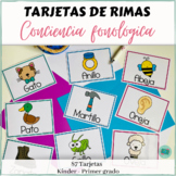 Tarjetas de Rimas | Rhyming Flash cards In Spanish