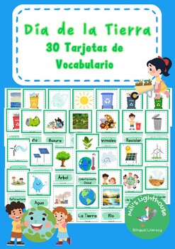 Preview of Tarjetas de Vocabulario - El Día de La Tierra
