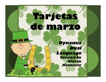 Preview of Tarjetas de marzo-Spanish Vocabulary Cards
