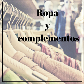 Preview of TARJETAS DE MEMORIA: ROPA Y COMPLEMENTOS (CLOTHES AND ACCESSORIES FLASHCARDS)