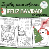 Tarjetas de Navidad - para colorear | Coloring Christmas C