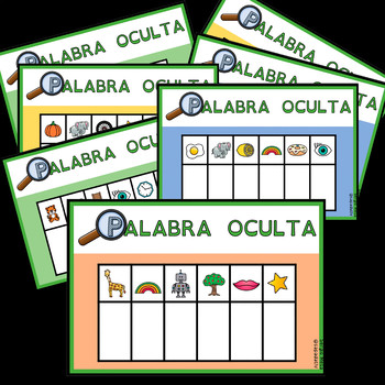 Preview of Tarjetas lenguaje: Palabra oculta