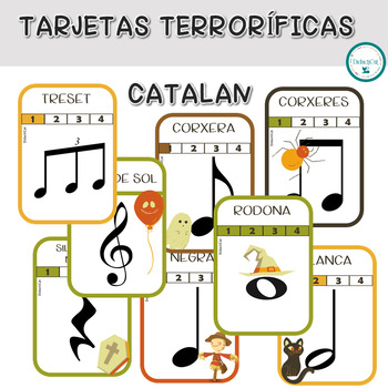 Preview of Tarjetas musicales terroríficas - Catalán