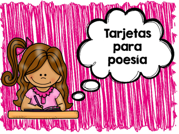 Preview of Tarjetas Para Poesía- Spanish Poetry Response Cards