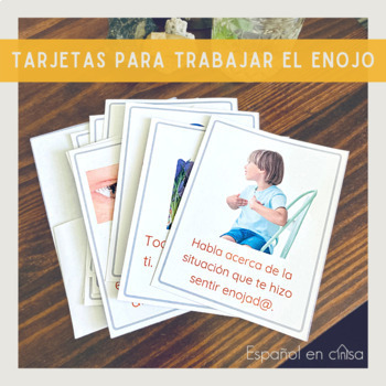Preview of Tarjetas para trabajar el enojo | Anger Management Cards in Spanish