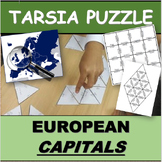 Tarsia Puzzle EUROPE AND CAPITAL CITIES (2 Puzzles)