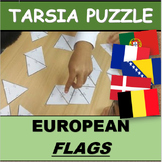 Tarsia Puzzle EUROPEAN FLAGS