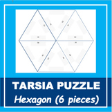 Tarsia Puzzle TEMPLATE | Small Hexagon