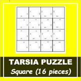 TARSIA PUZZLE TEMPLATE | Squares