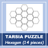 Tarsia Puzzle TEMPLATE | Hexagon (Honeycomb)