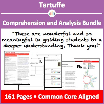 Tartuffe Comprehension And Analysis Bundle By Litcharts Tpt