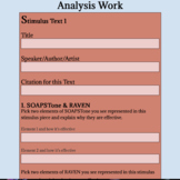 Task 2 Stimulus Assignment - With End of Course Exam Practice 