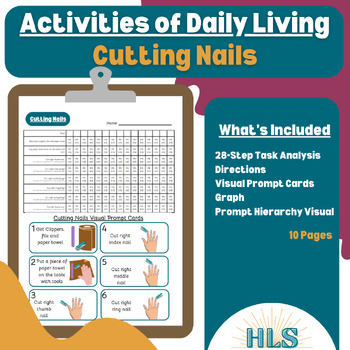 Preview of Task Analysis: Cutting Nails (Life Skills, Autistic Support, Special Ed)