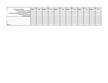 Preview of Task Analysis Data Sheet Courthouse