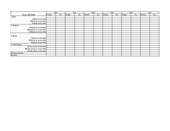 Preview of Task Analysis Data Sheet Library