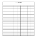 Task Analysis Sheet Blank