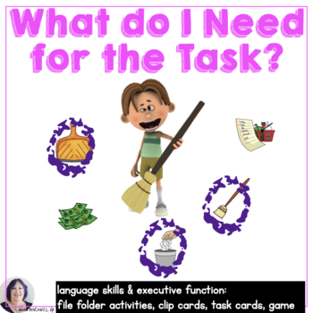Preview of Task Associations What Do I Need Expressive Language Executive Function Activity