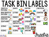 Task Bin Labels Freebie