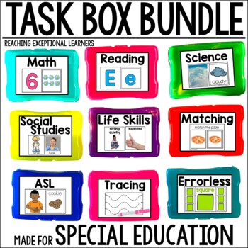 Preview of Task Box Bundle for Special Education