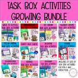 Task Box Growing Bundle For PreK and Preschool A Year Of Tasks