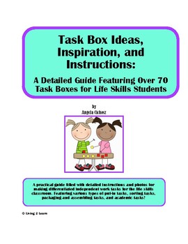 Preview of Task Box Ideas, Inspiration, and Instructions: A Guide Featuring Over 70 Tasks