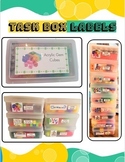 Task Box Labels- No toys included
