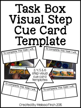 Preview of Task Box Visual Directions Templates- For Autism Programs