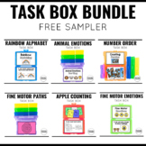 Task Boxes Free Sets for Independent Work Systems and Fine Motor