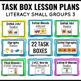 Task Boxes Phonics with Editable Lesson Plans Special Educ