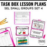 Task Boxes for Social Emotional Learning with Lesson Plans