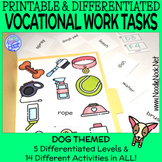 Task Boxes for Special Ed (Pet Dog Work Bins or Morning Tu
