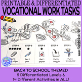 Task Boxes for Special Ed (School Work Bins or Morning Tub