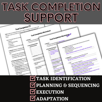 Preview of Task Breakdown / Support for Executive Functions